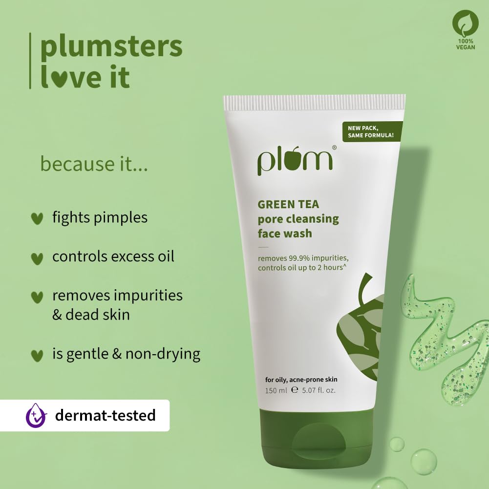 Plum Green Tea Pore Cleansing Face Wash 150ml