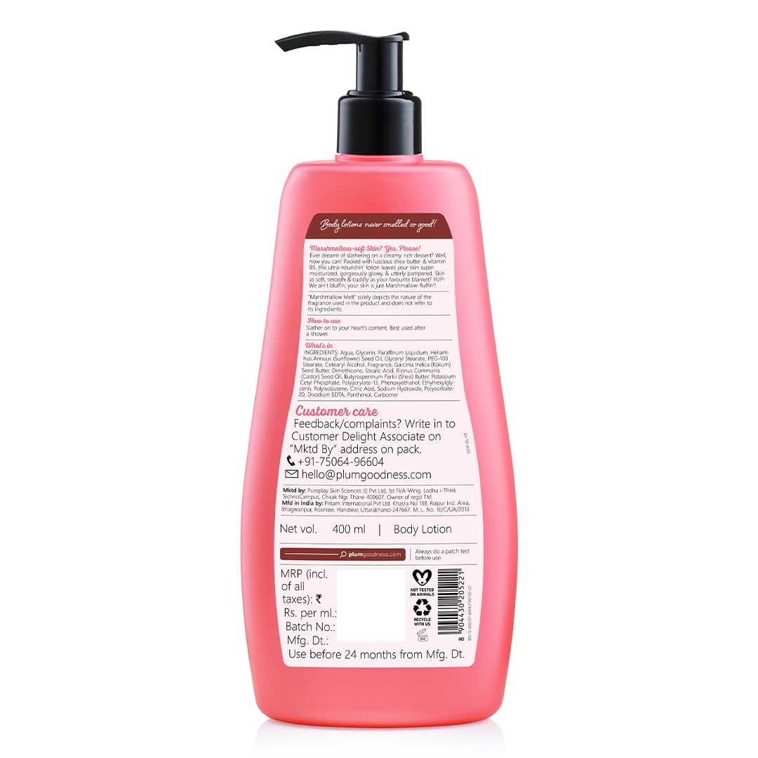 Plum Marshmallow Melt Body Lotion 400ml | Soft Glow