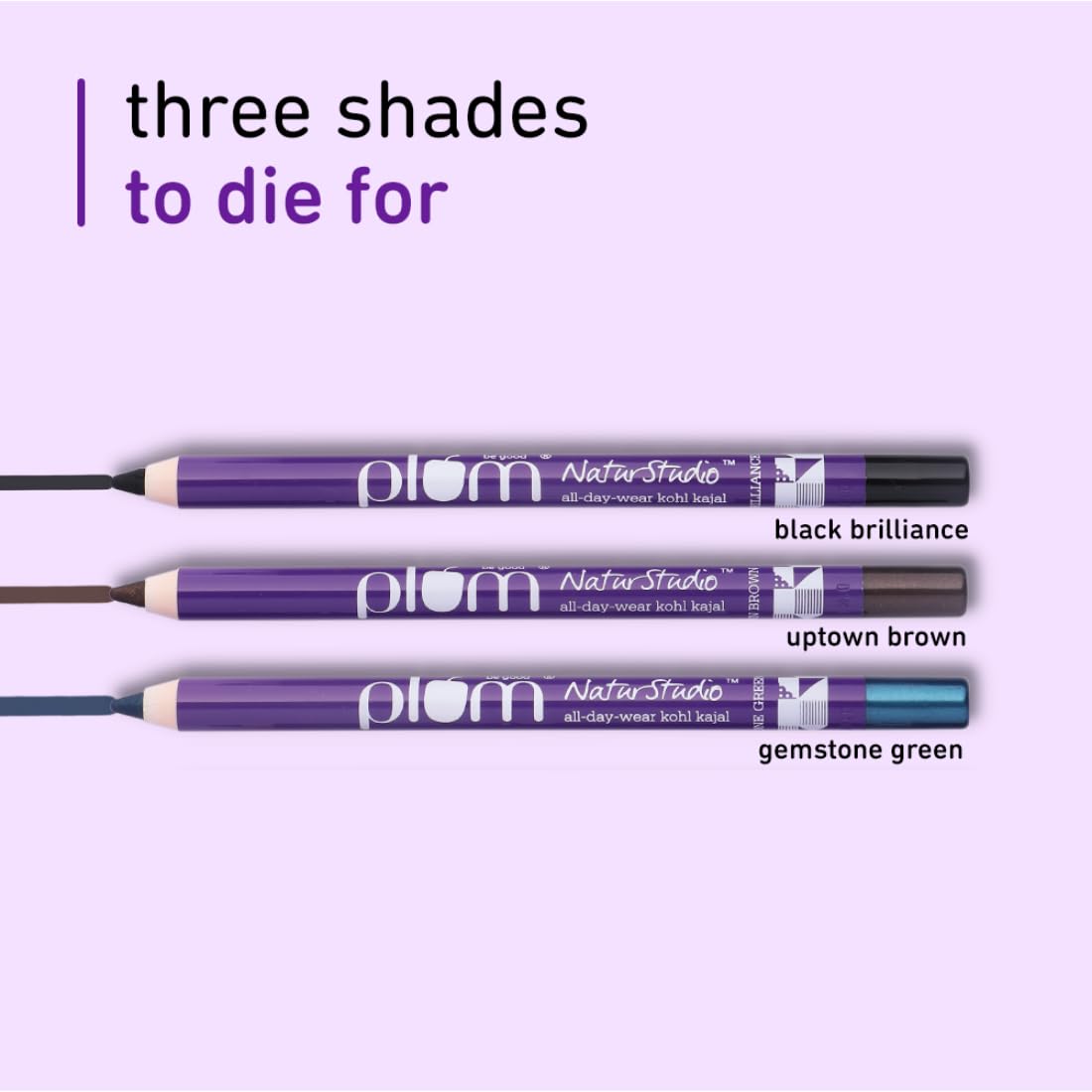 Plum Naturstudio All-Day-Wear Kajal 1.2g – Intense Black