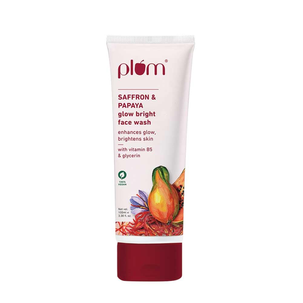 Plum Saffron & Papaya Glow Face Wash 100ml