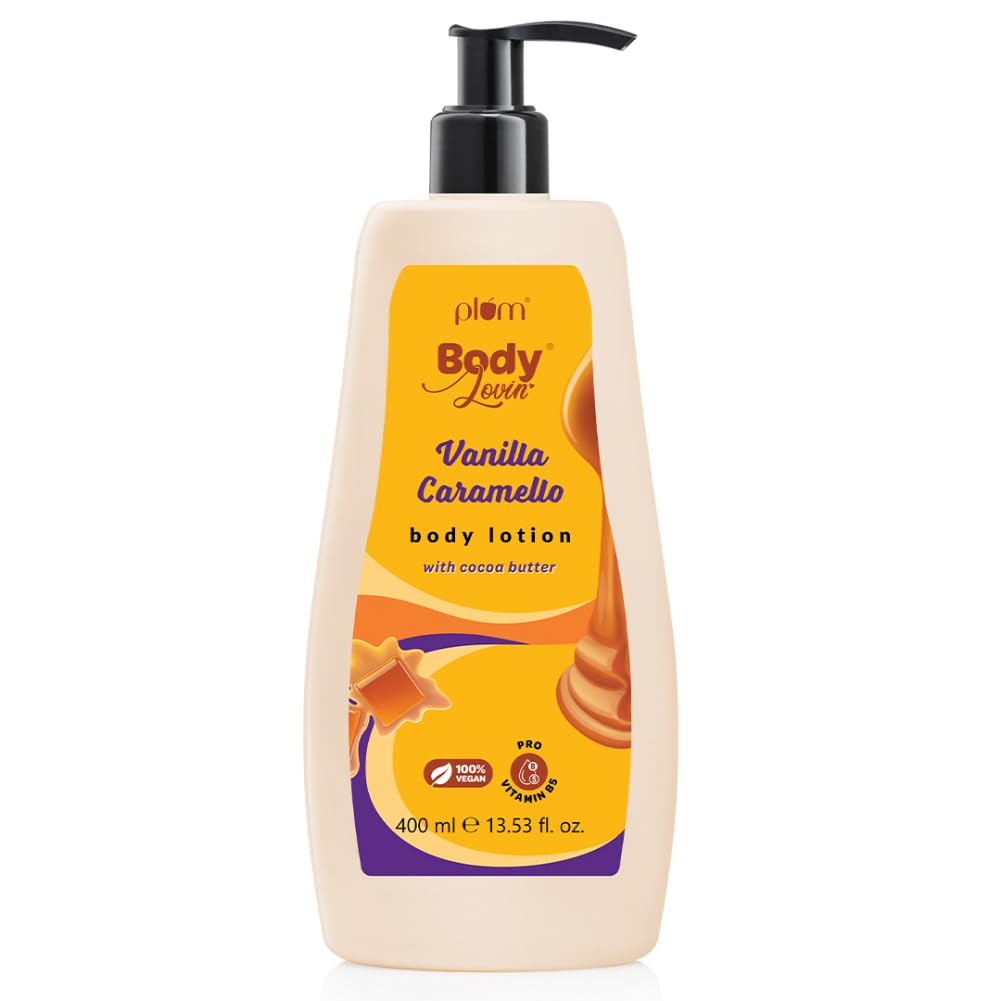 Plum Vanilla Caramello Body Lotion with Cocoa Butter 400ml