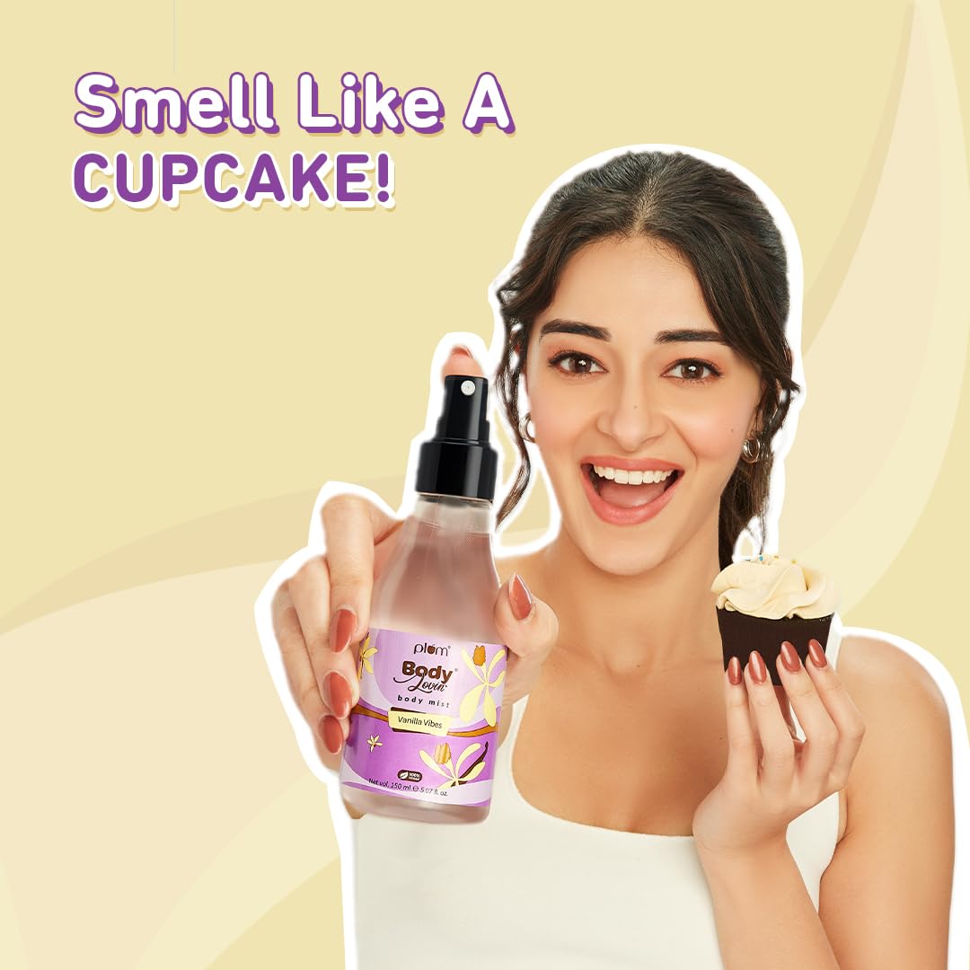 Plum Vanilla Vibes Body Mist 150ml – Long-Lasting Vanilla
