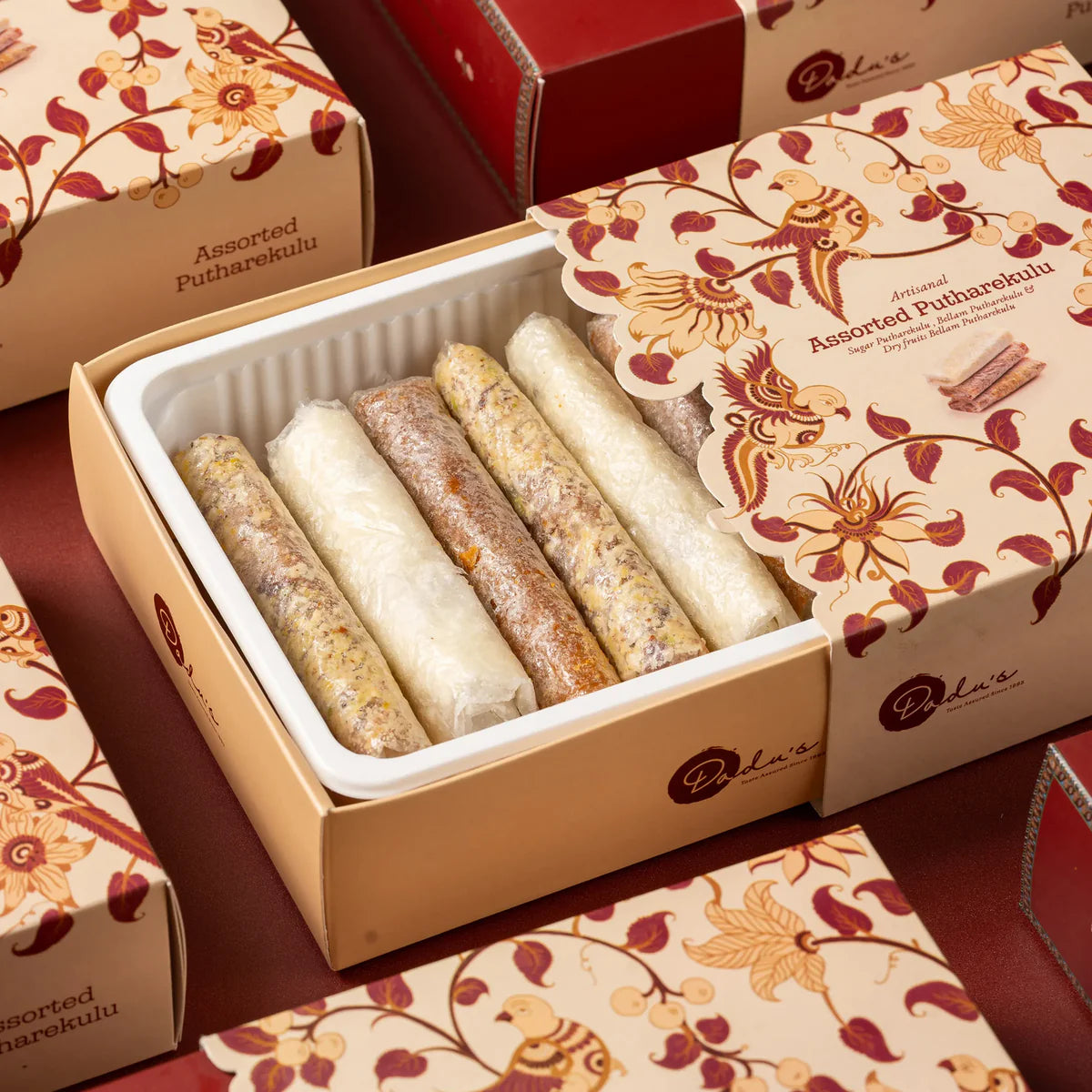 Dadus Assorted Putharekulu - 6 pcs