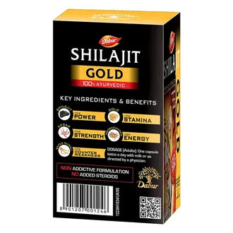Dabur Shilajit Gold, 20 Capsules