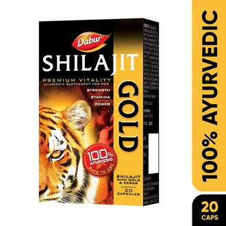 Dabur Shilajit Gold, 20 Capsules