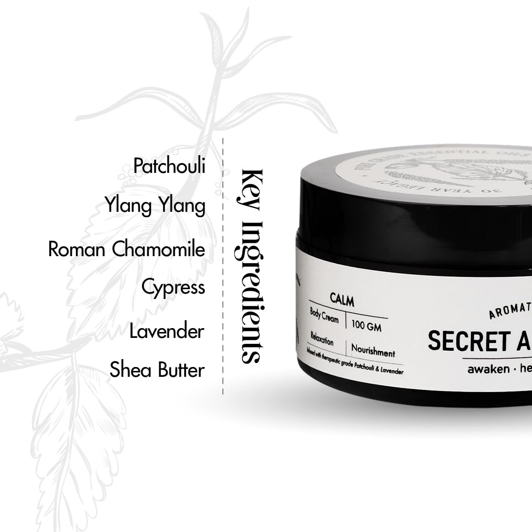 Secret Alchemist Calm Body Cream 100g | Hydration & Relaxation