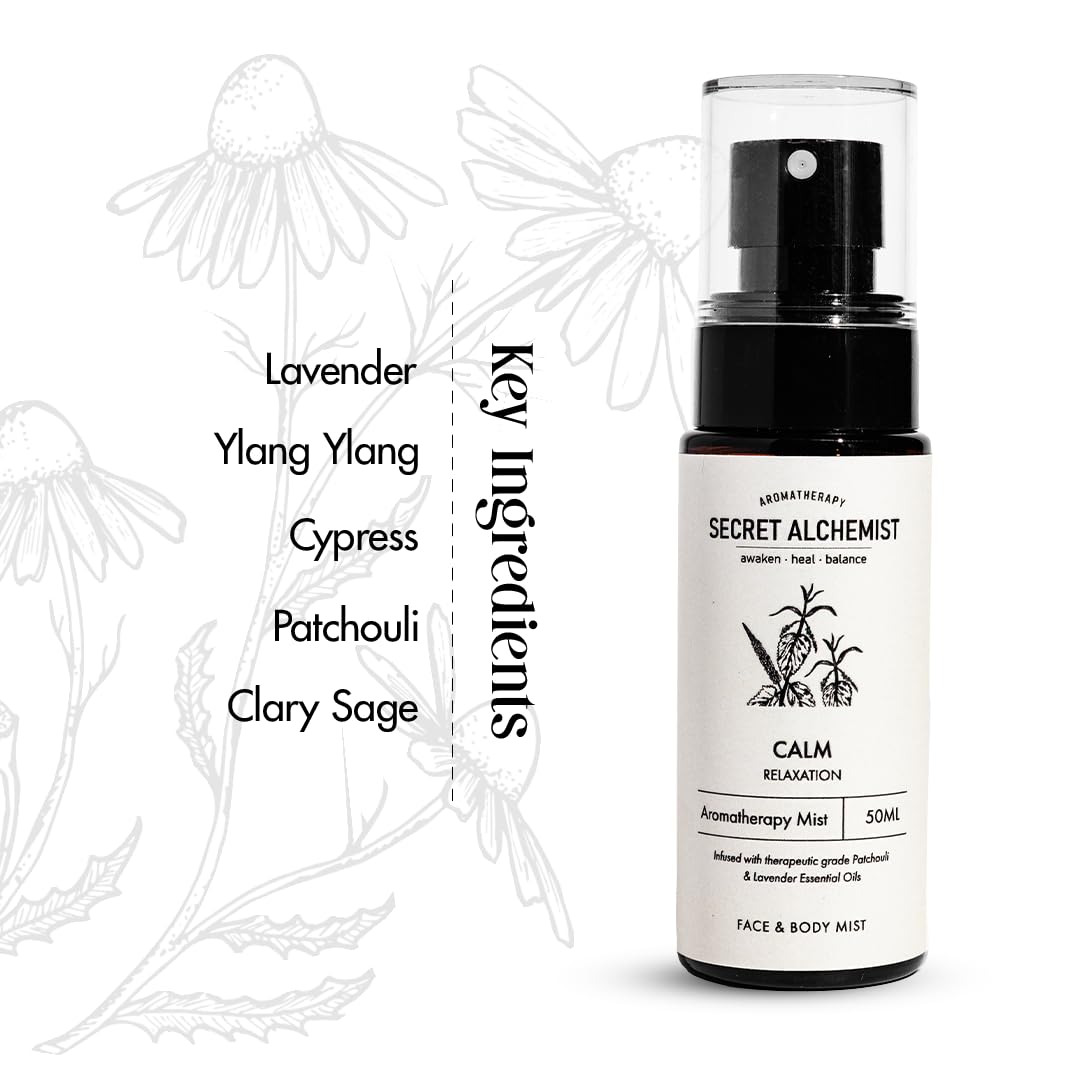 Secret Alchemist Calm Face & Body Mist 50ml | Stress Relief