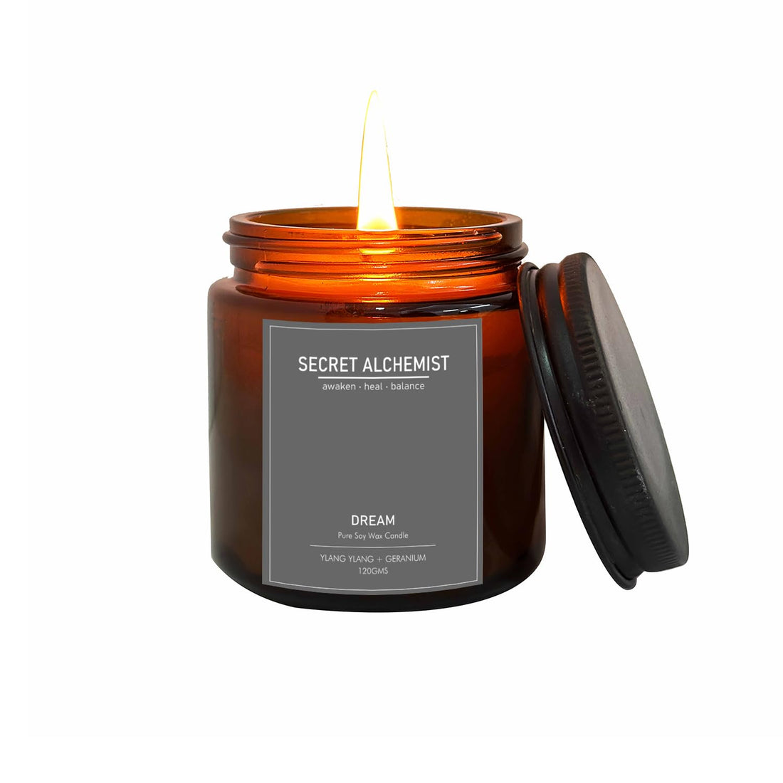 Secret Alchemist Scented Candle 120g | Luxury Soy Wax Gift
