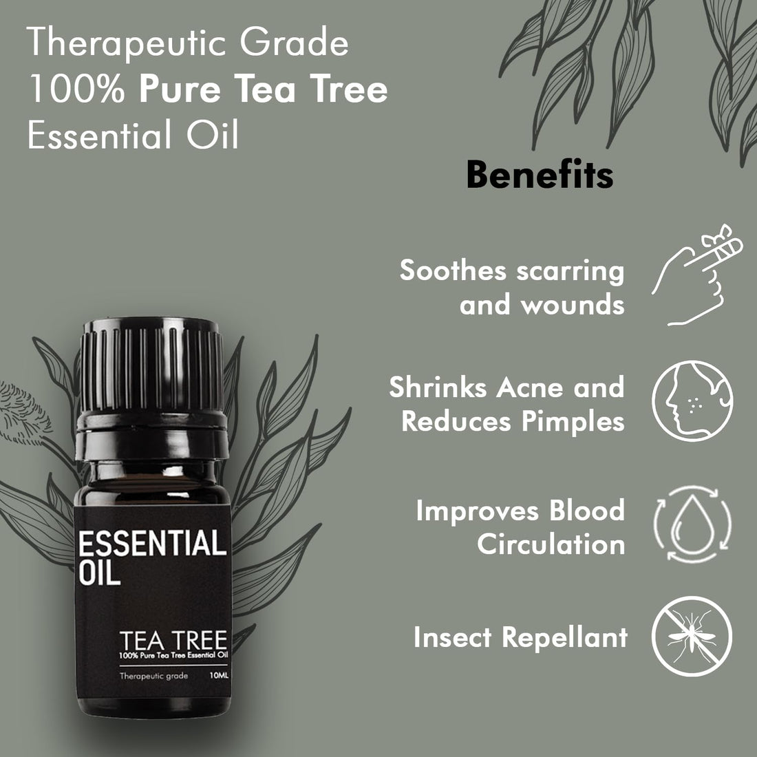Secret Alchemist Tea Tree Oil 10ml | Skin & Hair Care