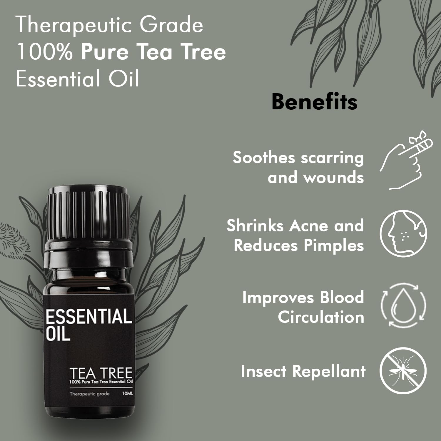 Secret Alchemist Tea Tree Oil 10ml | Skin & Hair Care
