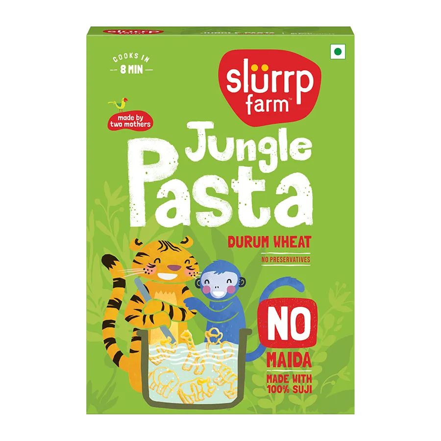 Slurrp Farm Jungle Pasta - Durum Wheat No Preservatives No Maida
