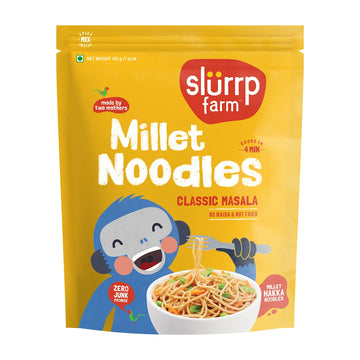 Slurrp Farm Millet Noodles -Classic Masala,No Maida and Not Fried