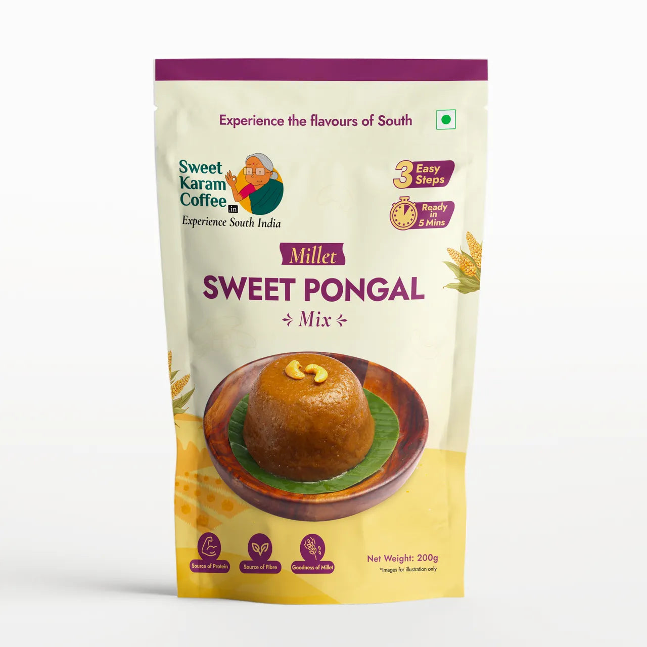 Sweet Karam Coffee - Millet Sweet Pongal Mix 200 G