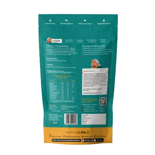Sweet Karam Coffee Peanut Chikki Bites -150 g