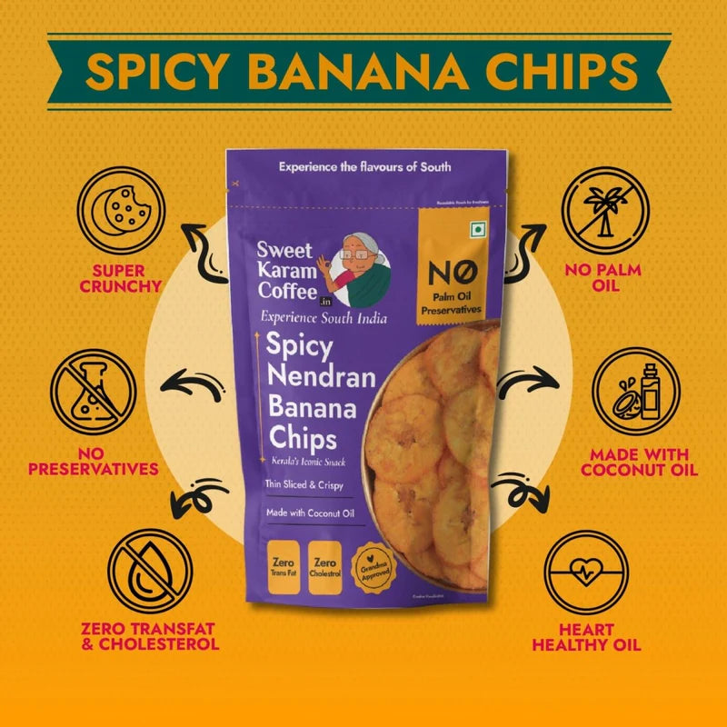 Sweet Karam Coffee Kerala Spicy Banana Chips