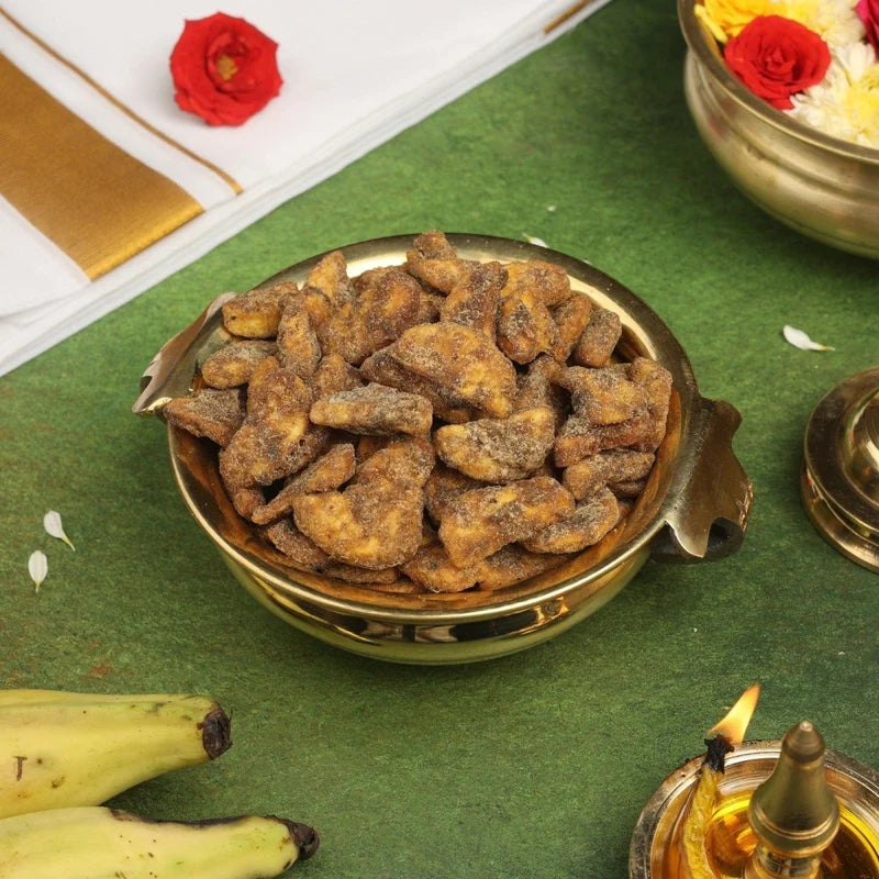 Sweet Karam Coffee Sharkara Upperi | Banana Jaggery Chips