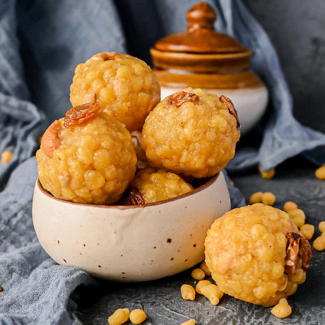 Sweet & rich Vellanki Foods Boondi Laddu