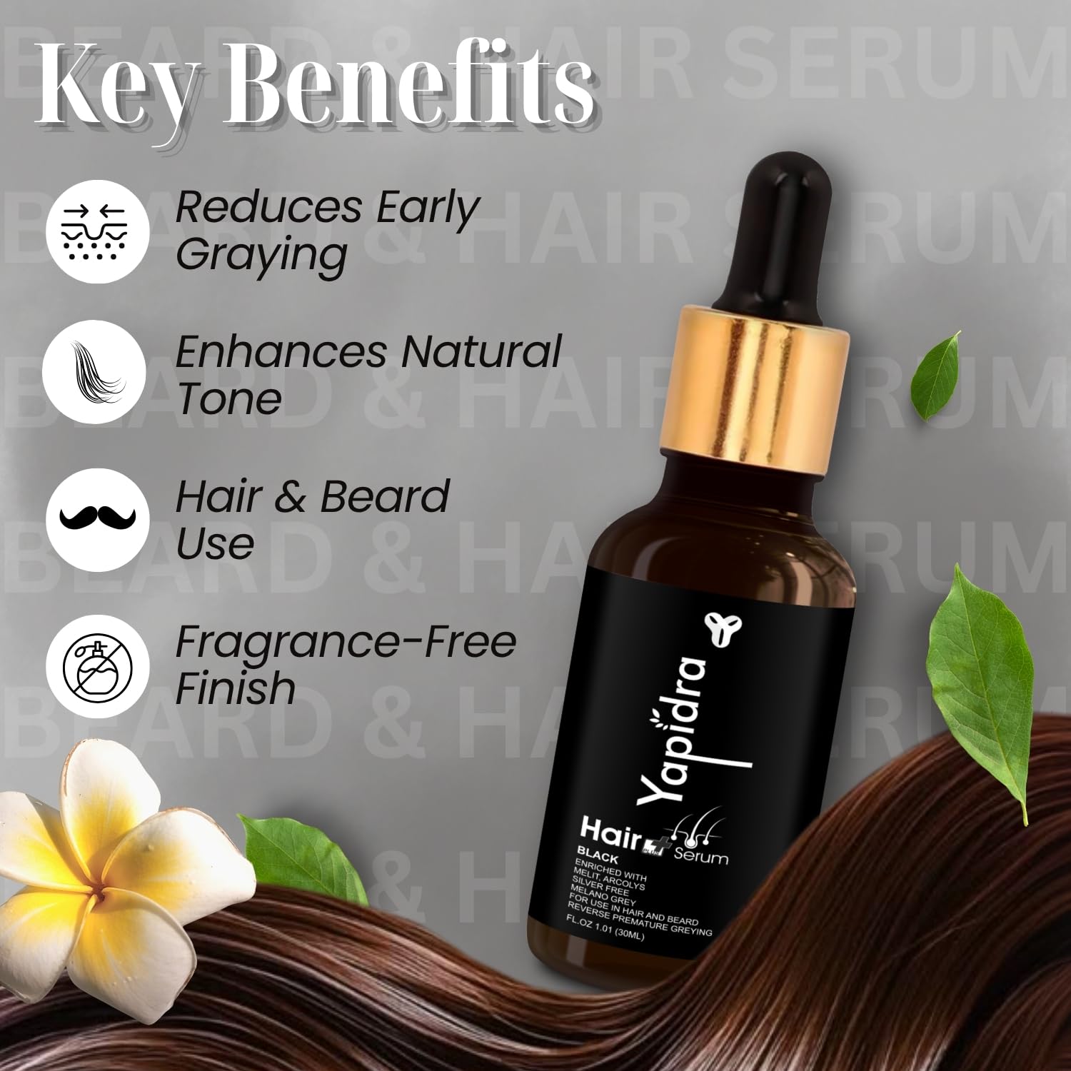 The Man Company Yapidra Anti-Grey Hair & Beard Serum 30ml