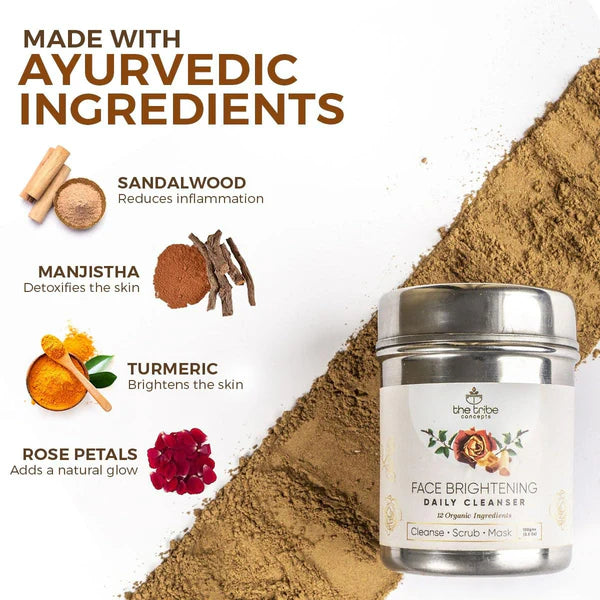 The Tribe Concepts Face Brightening Kit 100g + 30ml