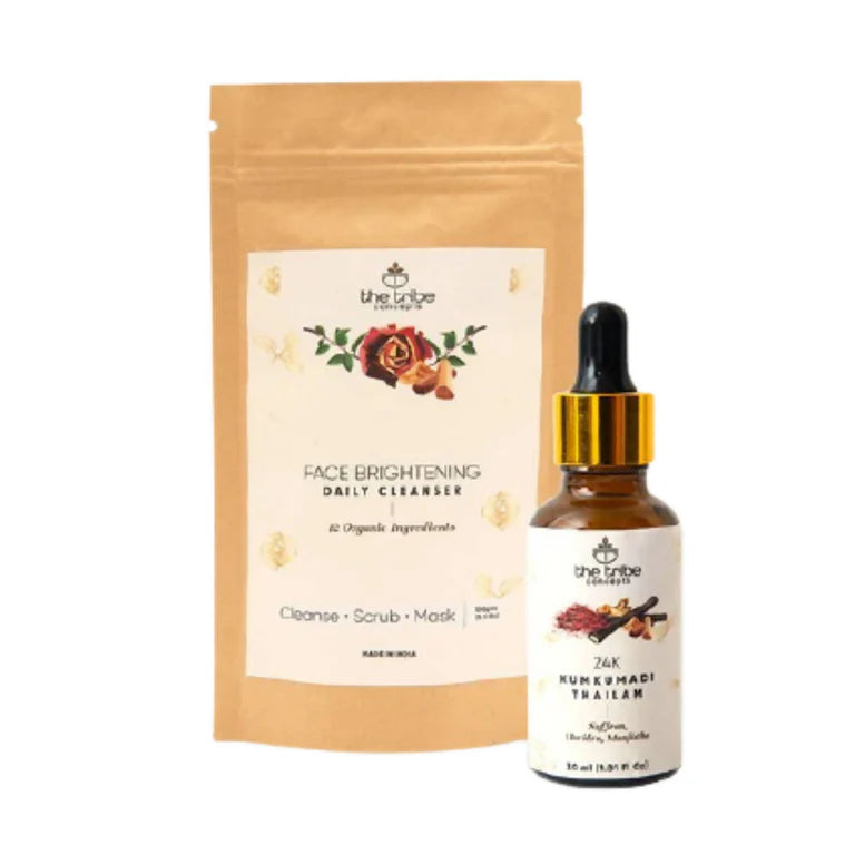 The Tribe Concepts Face Brightening Kit 100g + 30ml