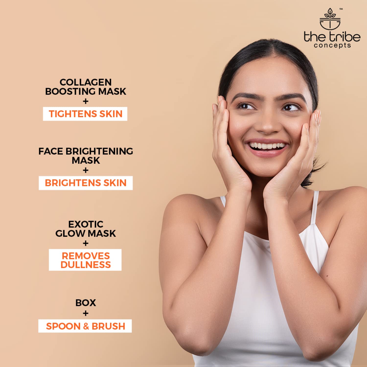 The Tribe Concepts Facial Kit 75g – Ayurvedic Skincare Gift