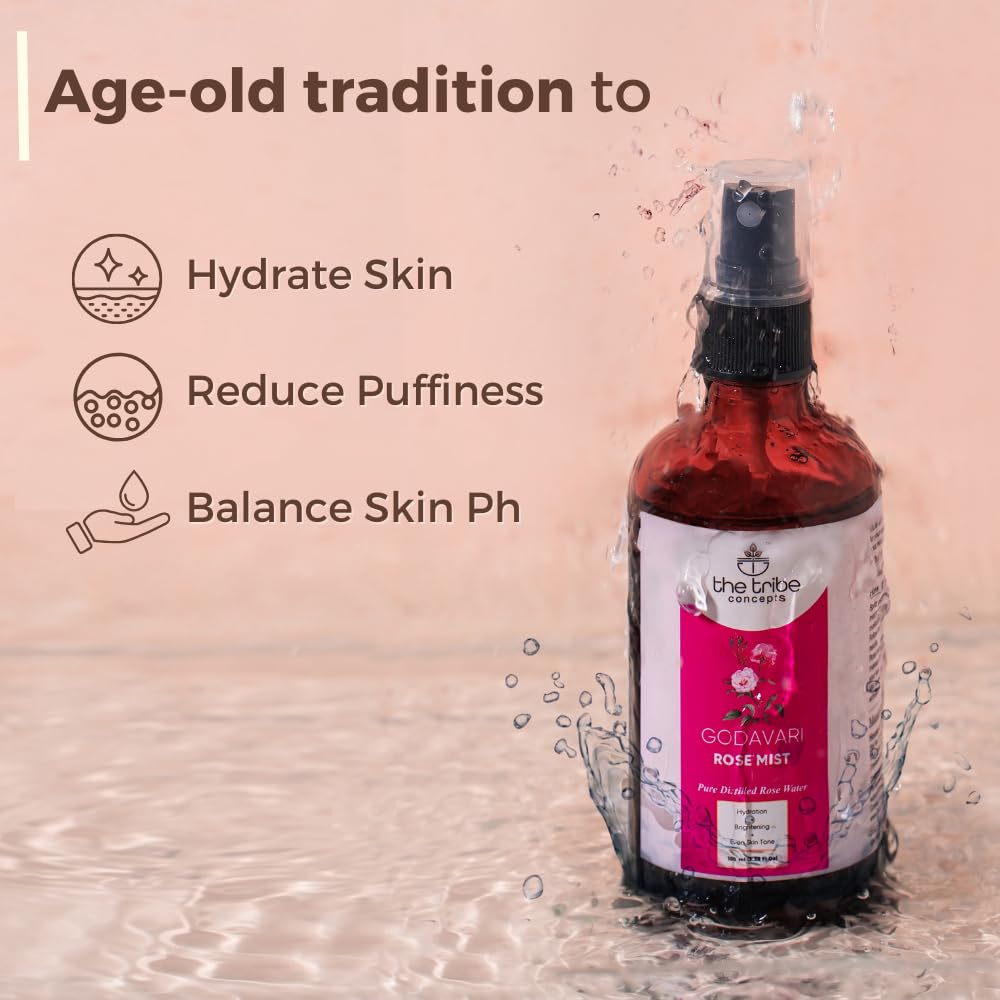 The Tribe Concepts Godavari Rose Mist 100ml – Face Toner