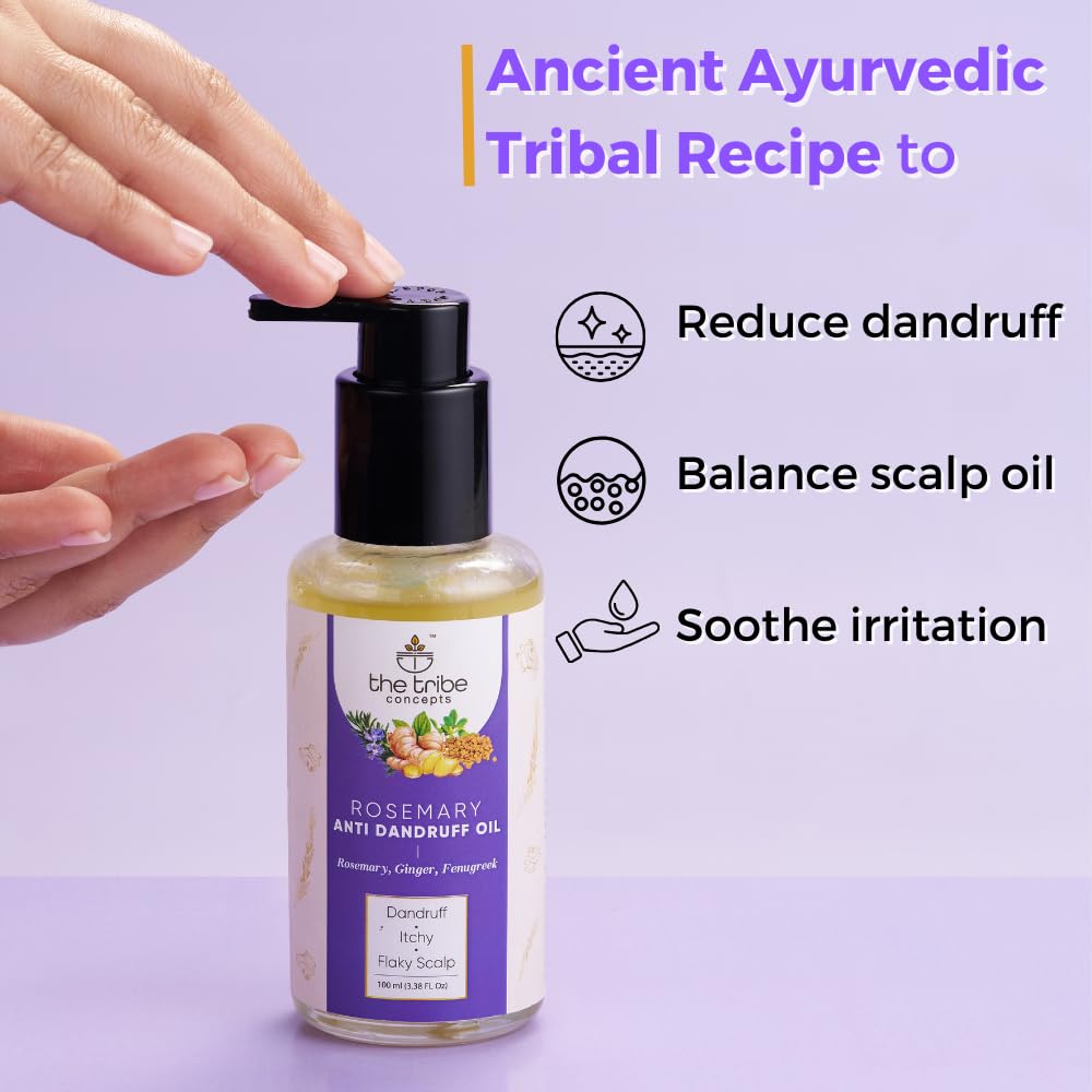 The Tribe Concepts Rosemary Anti Dandruff Hair Oil 100ml