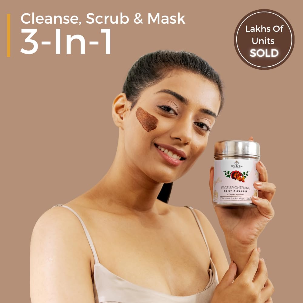 Tribe Concepts Face Brightening Cleanser 3-in-1, 50g