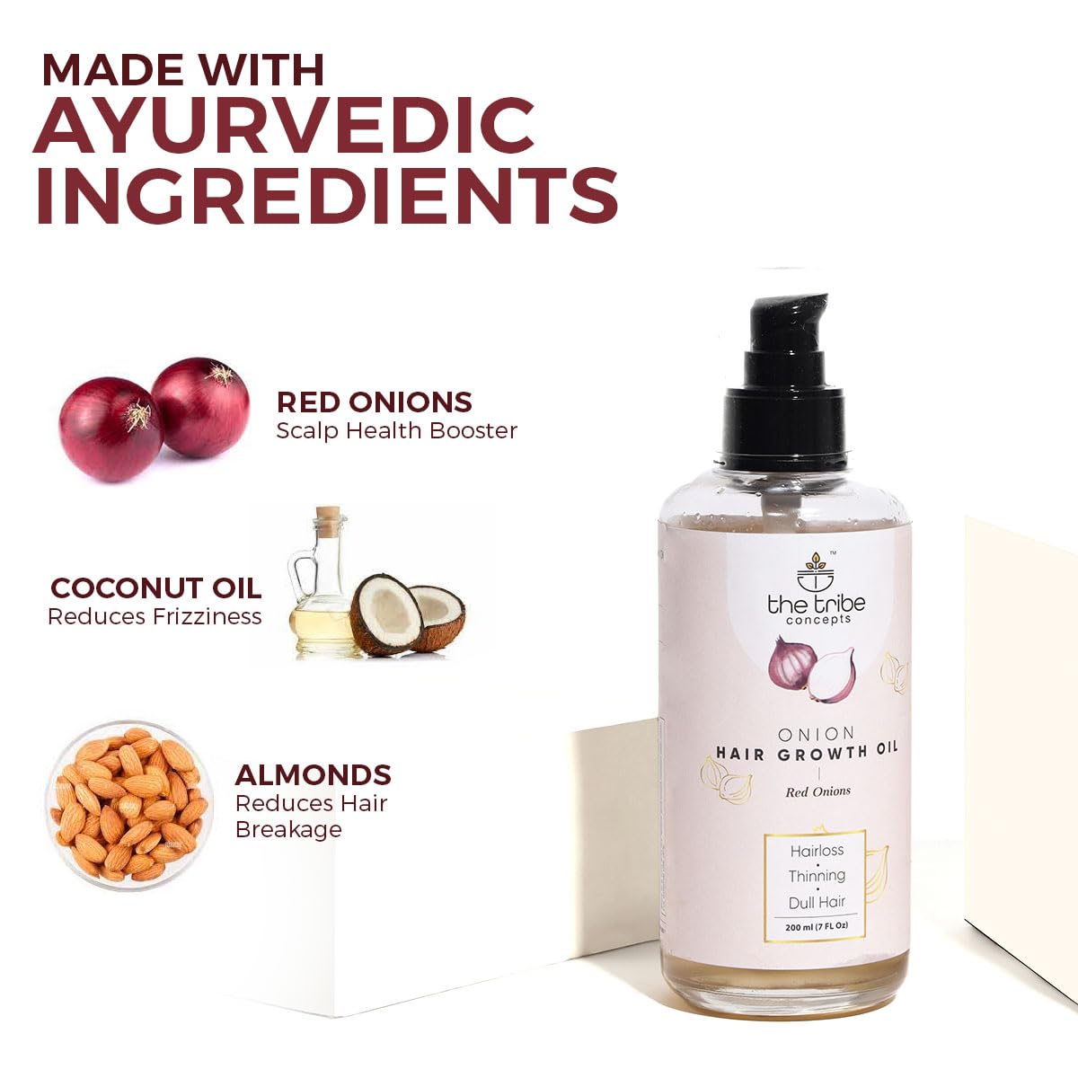 Tribe Concepts Onion Hair Oil – Hair Growth & Control 200ml