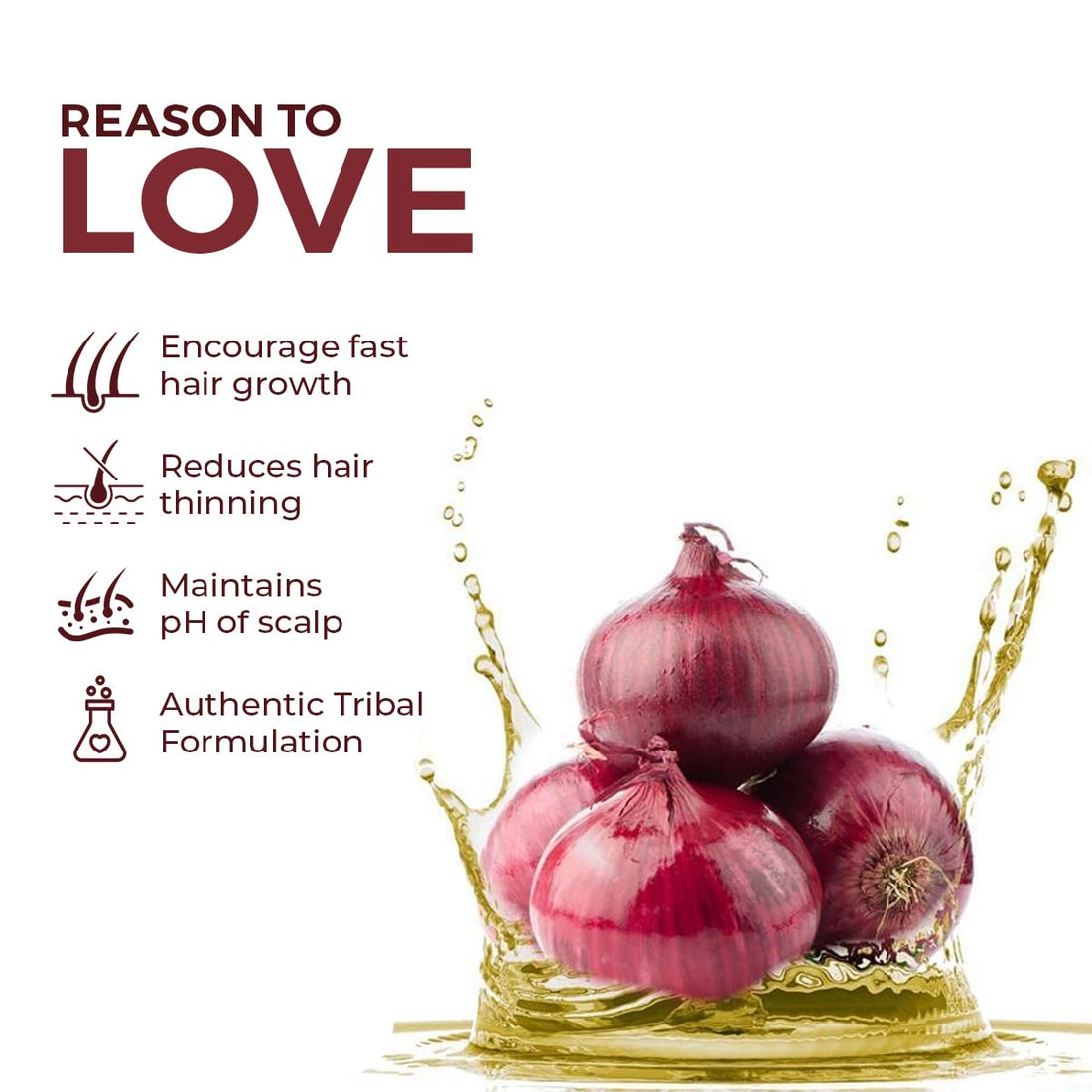 Tribe Concepts Onion Hair Oil – Hair Growth & Control 200ml