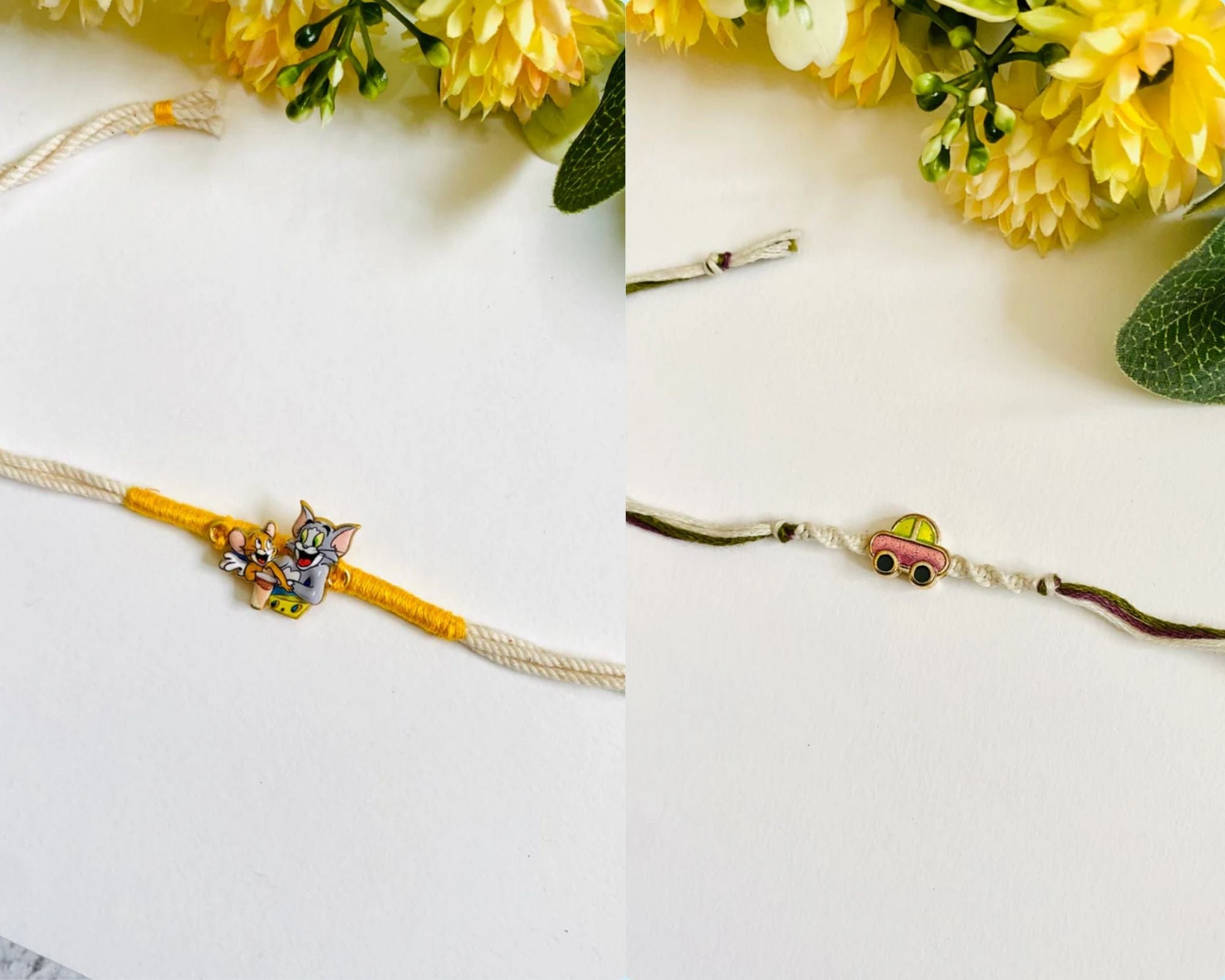 Rakhi Set Of 2 [ Tom - Jerry & Car ]