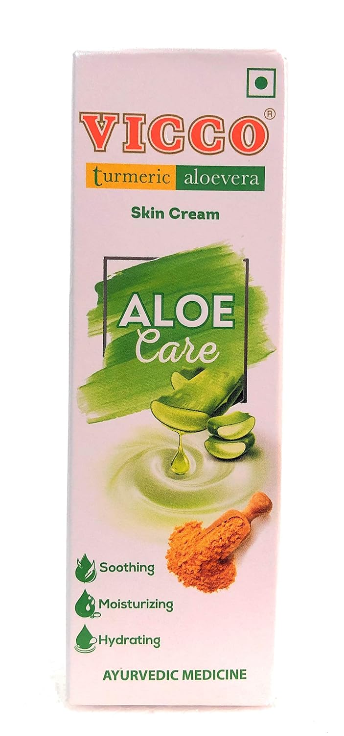 Vicco Turmeric Aloe Vera Skin Cream – 15g Pack of 2