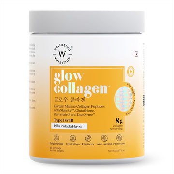 Wellbeing Glow Collagen 250g Pina Colada | 25 Servings