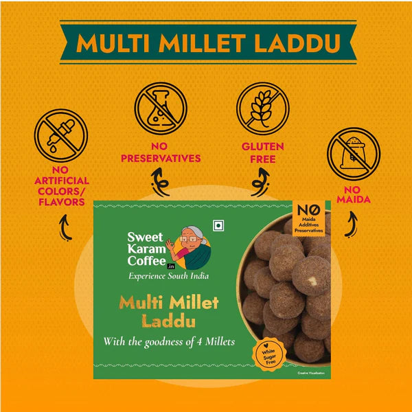 Sweet Karam Coffee - Multi Millet Laddu - 150g