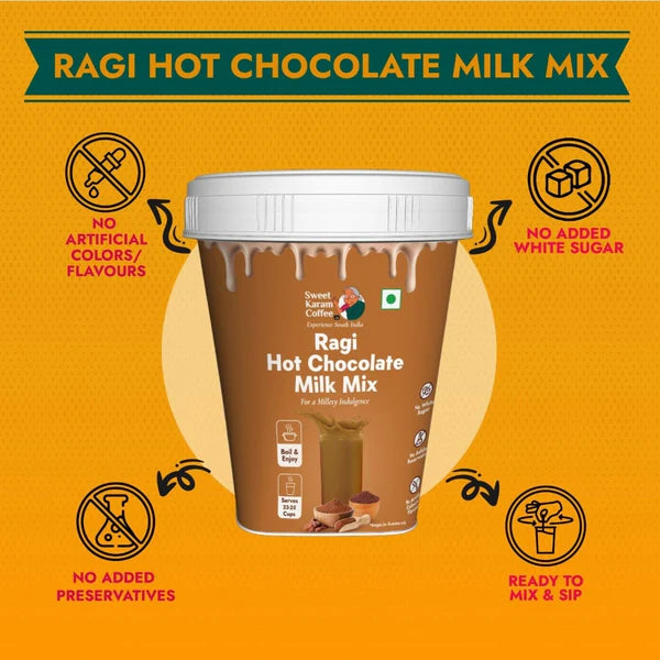 Sweet Karam Coffee - Ragi Hot Chocolate Milk Mix