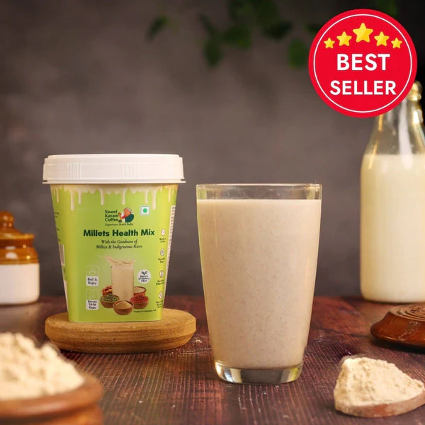 Sweet Karam Coffee - Millets Health Milk Mix (Kanji Maavu)