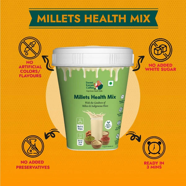 Sweet Karam Coffee - Millets Health Milk Mix (Kanji Maavu)