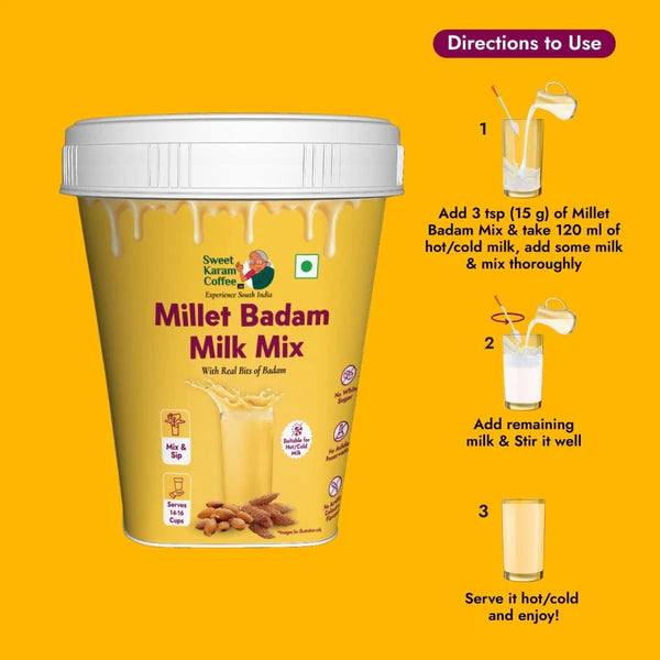 Sweet Karam Coffee - Millet Badam Milk Mix