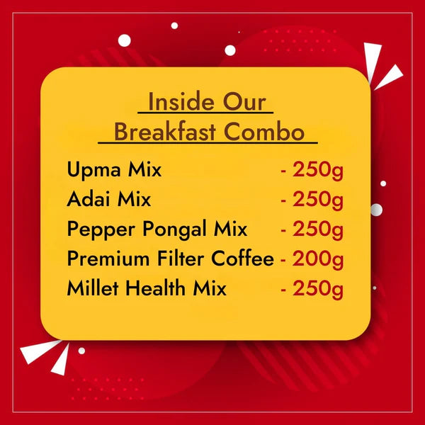 Sweet Karam Coffee - 10 Minutes Breakfast Combo - 1200 Grams