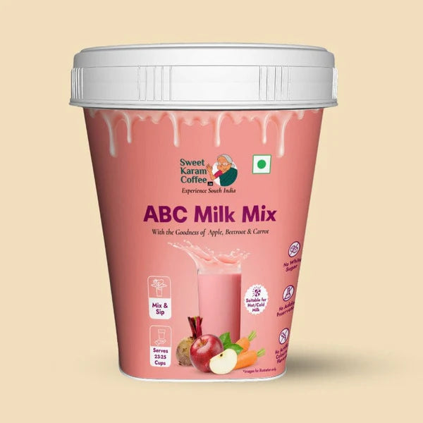 ABC (Apple, Beetroot, Carrot) Milk Mix