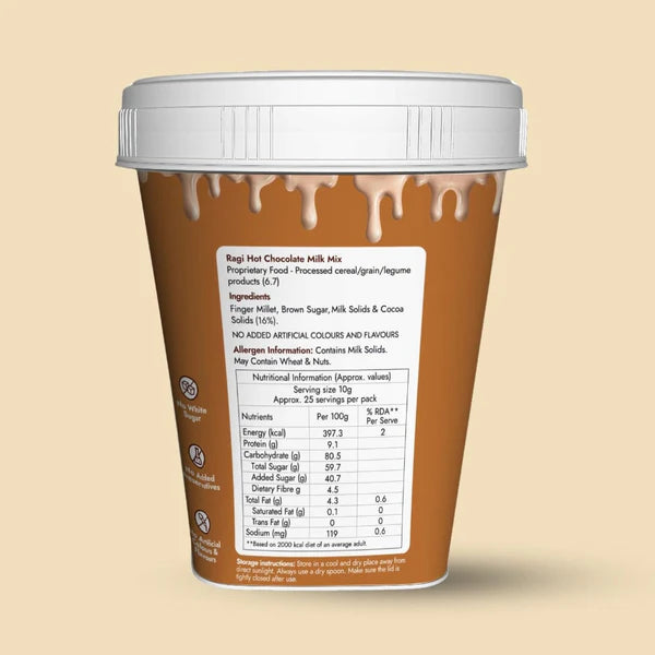 Sweet Karam Coffee - Ragi Hot Chocolate Milk Mix