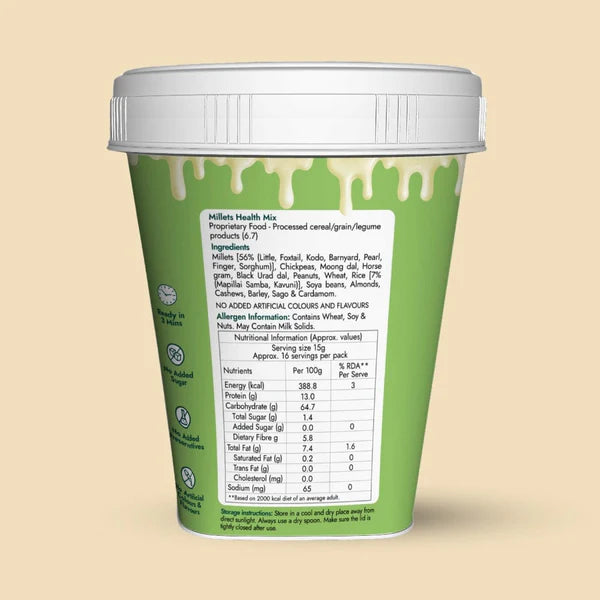 Sweet Karam Coffee - Millets Health Milk Mix (Kanji Maavu)