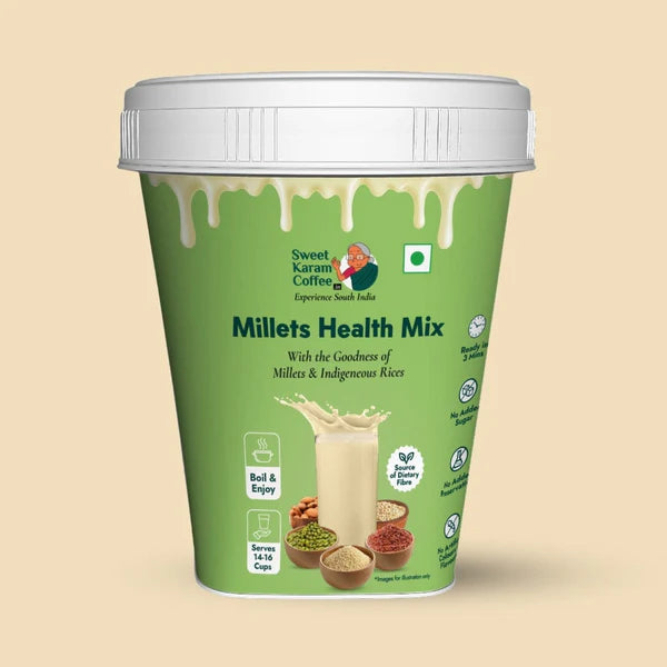 Sweet Karam Coffee - Millets Health Milk Mix (Kanji Maavu)