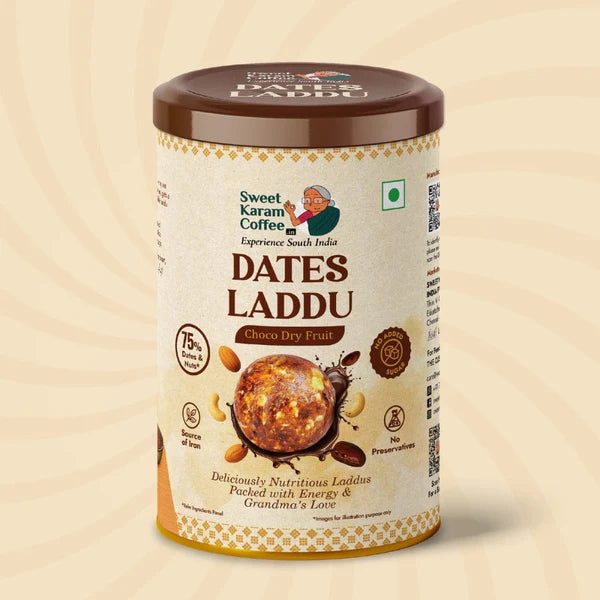 Sweet Karam Coffee - Dates Laddu (Choco Dry Fruit) -360g
