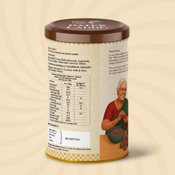 Sweet Karam Coffee - Dates Laddu (Choco Dry Fruit) -360g