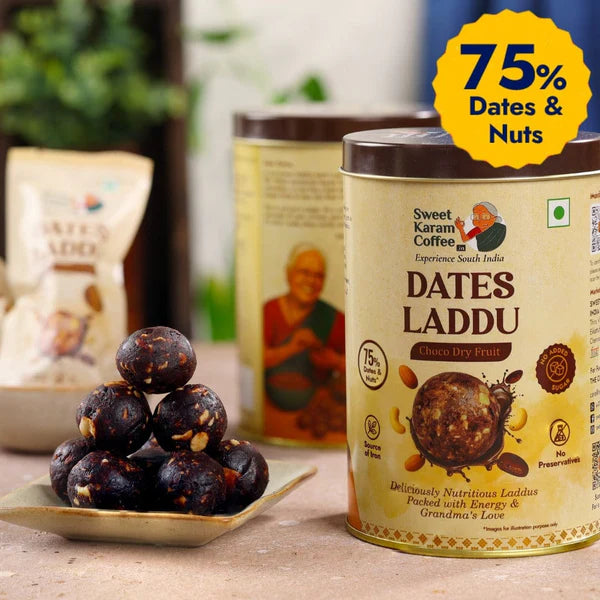 Sweet Karam Coffee - Dates Laddu (Choco Dry Fruit) -360g