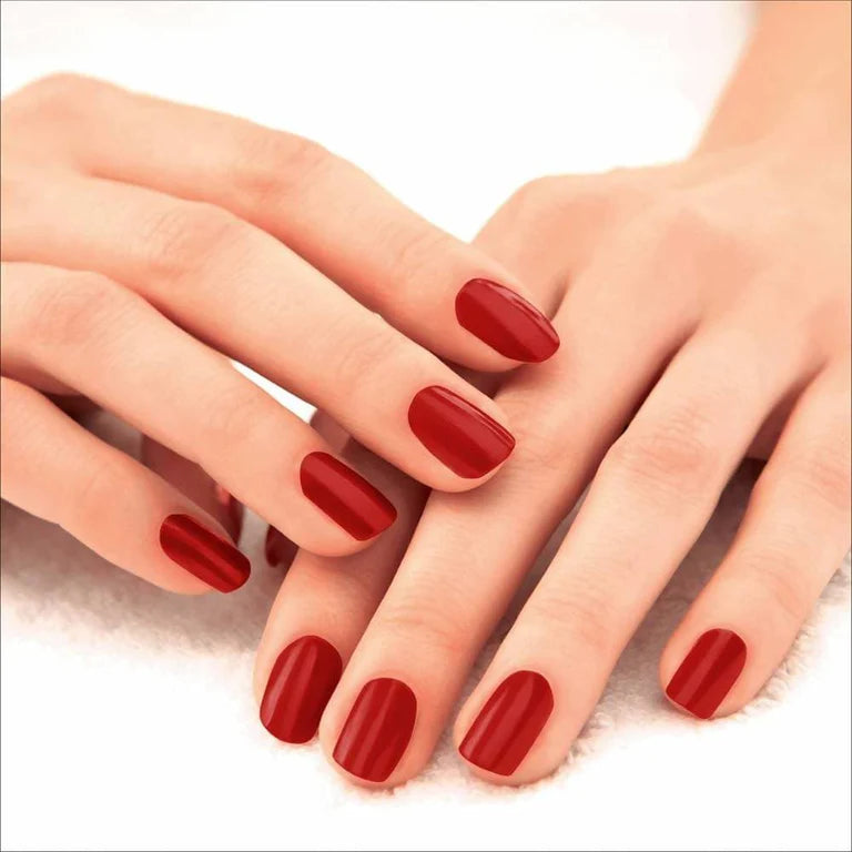 Lakme 9 To 5 Primer + Gloss Nail Colour – Cherry Red