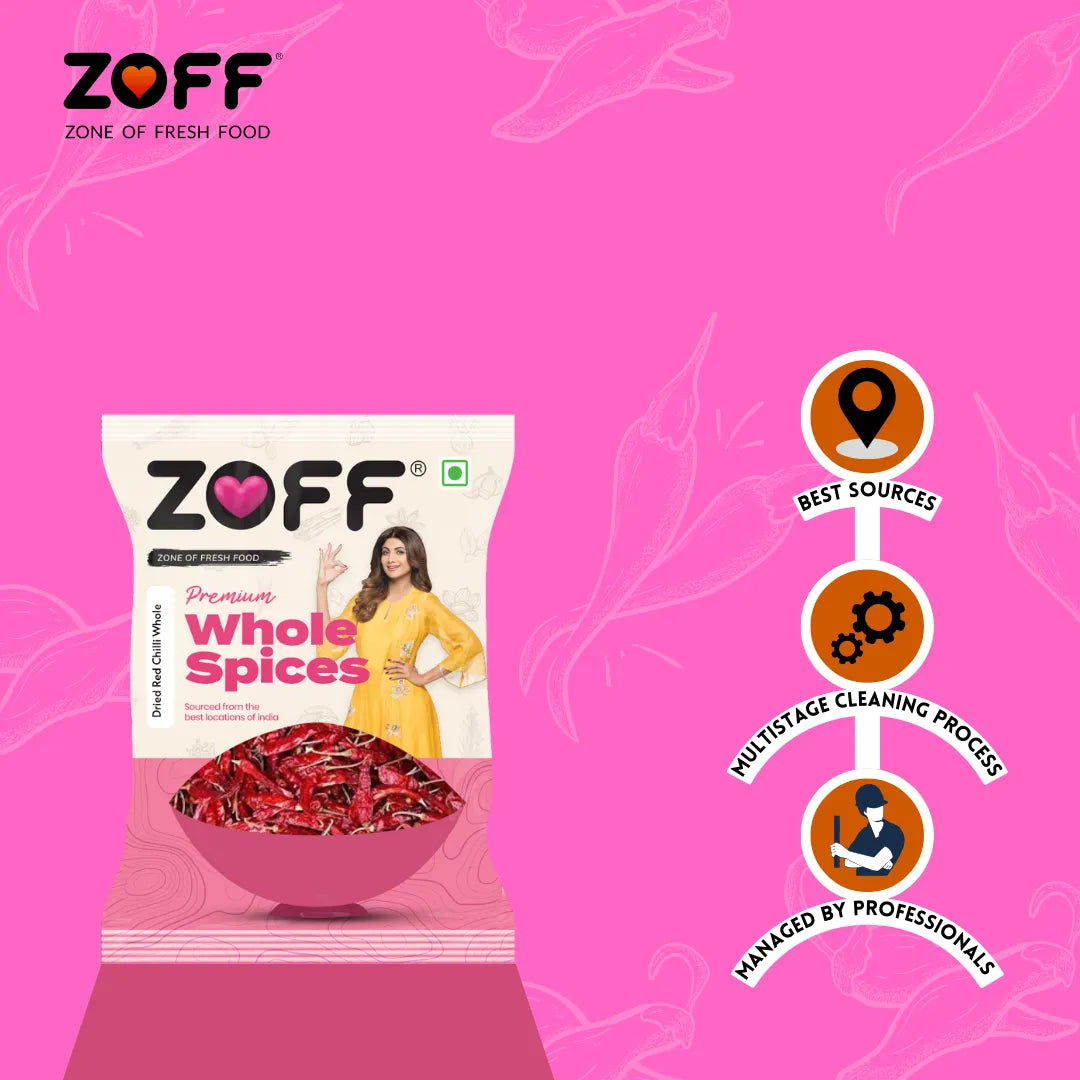 ZOFF Dried Red Chilli Whole -100 g