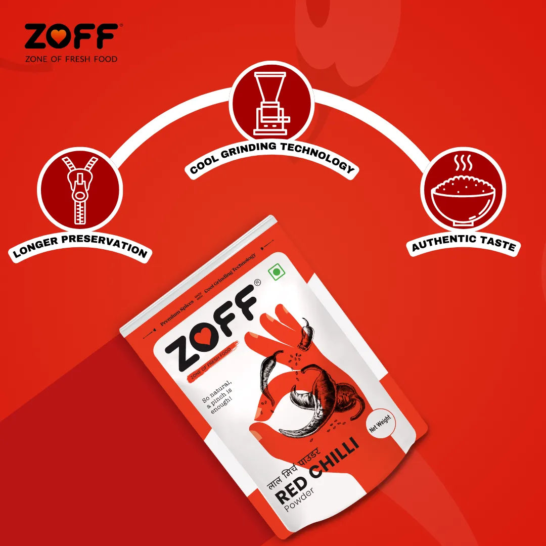 ZOFF Foods Red Chilli Powder -200 grams