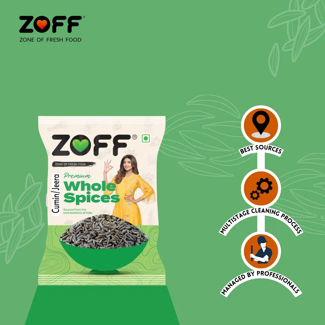 ZOFF Foods Whole Cumin Seeds - Jeera 100 grams